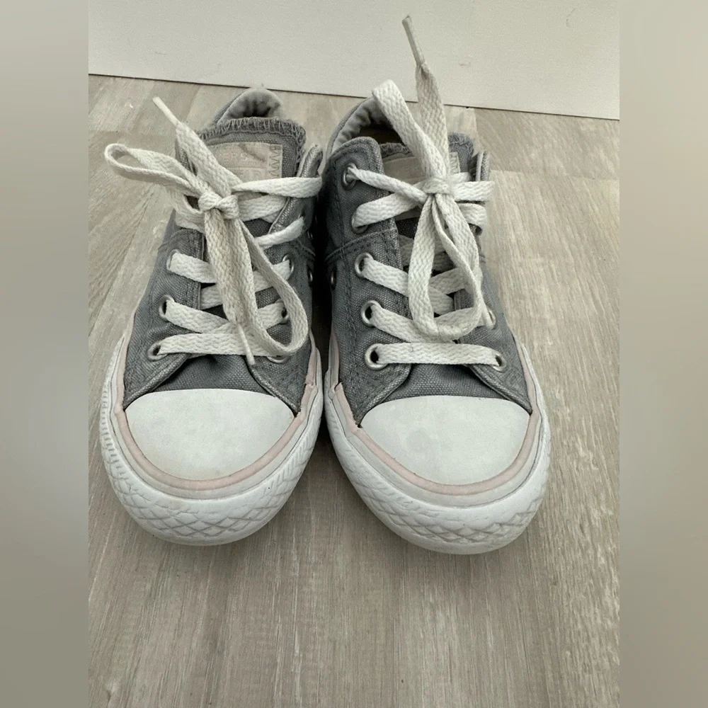 Converse All Star Madison Grey/Pink Girls Size 11